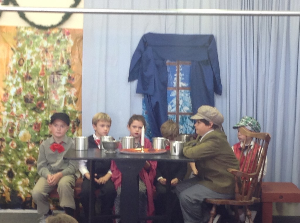 Sam Waterman in our School Play Last Year. He is wearing the hat.