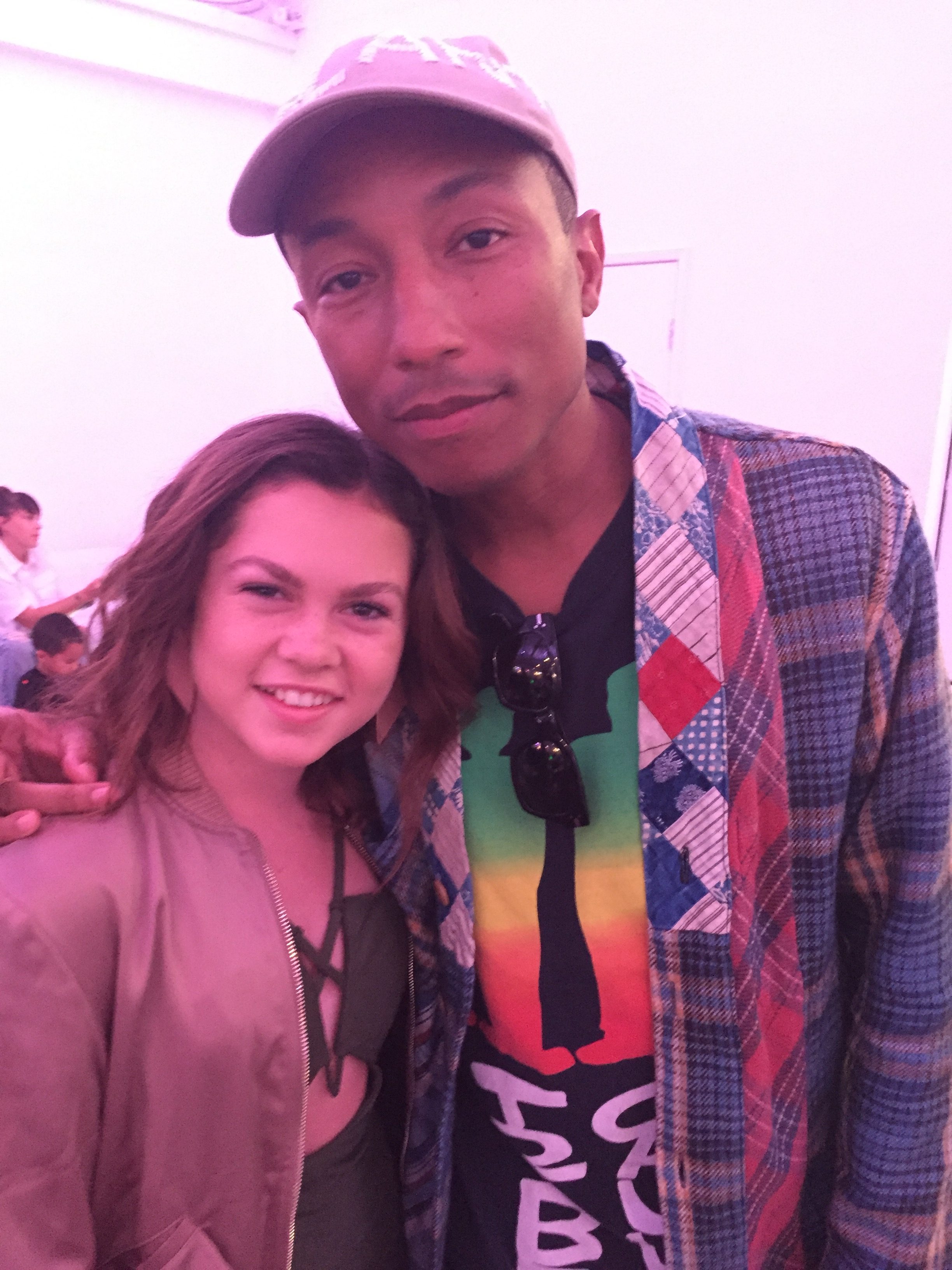 Pharrell Williams and Alexandra Lund